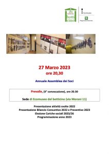Assemblea dei soci 2023