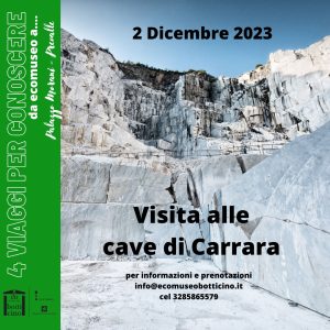 visita alle cave del marmo di Carrara