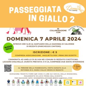 Camminata in giallo