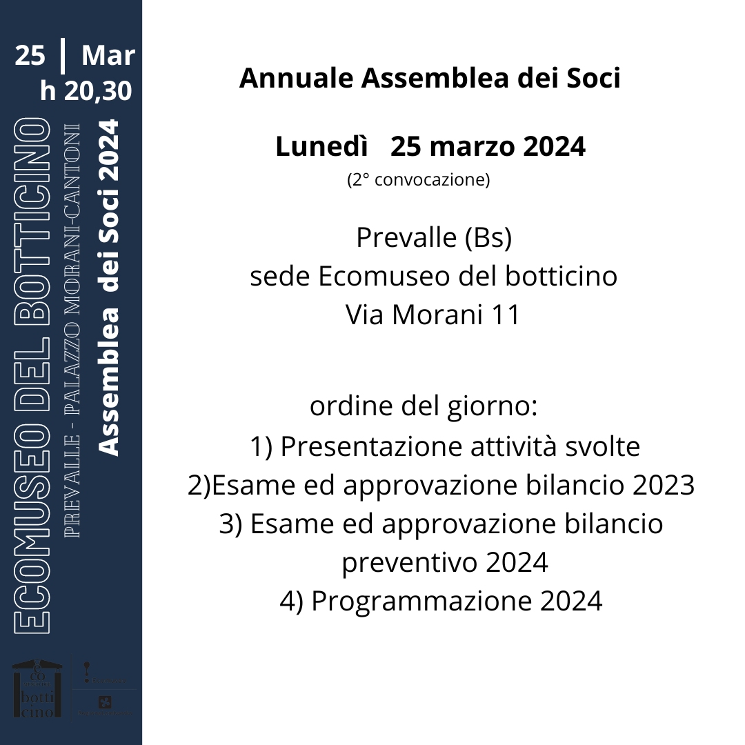 Assemblea dei Soci 2024