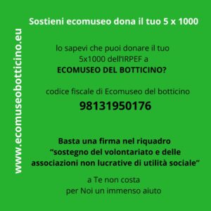 5x1000 a ecomuseo del botticino