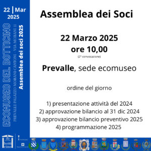 Assemblea soci 2025