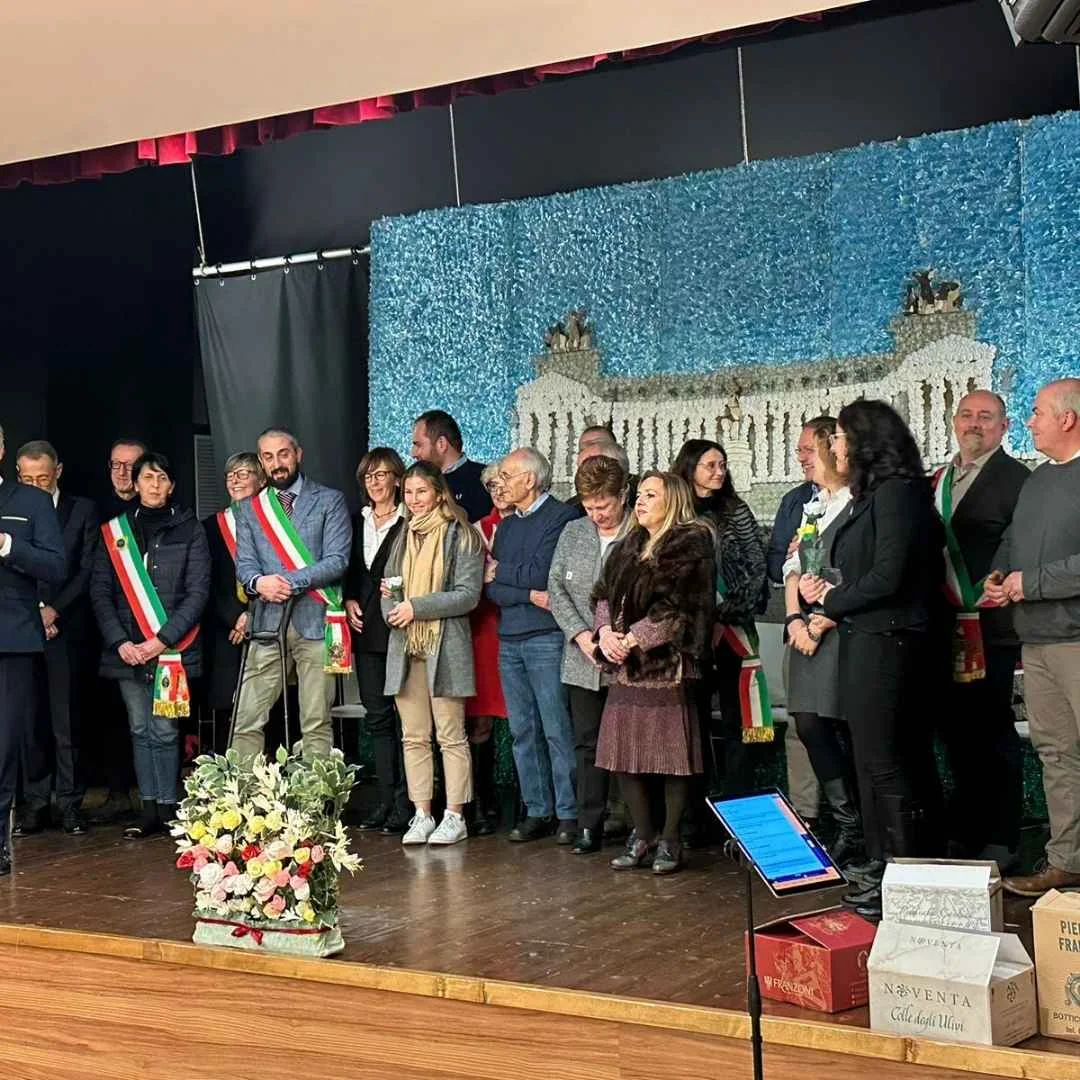 il momento finale della premiazione