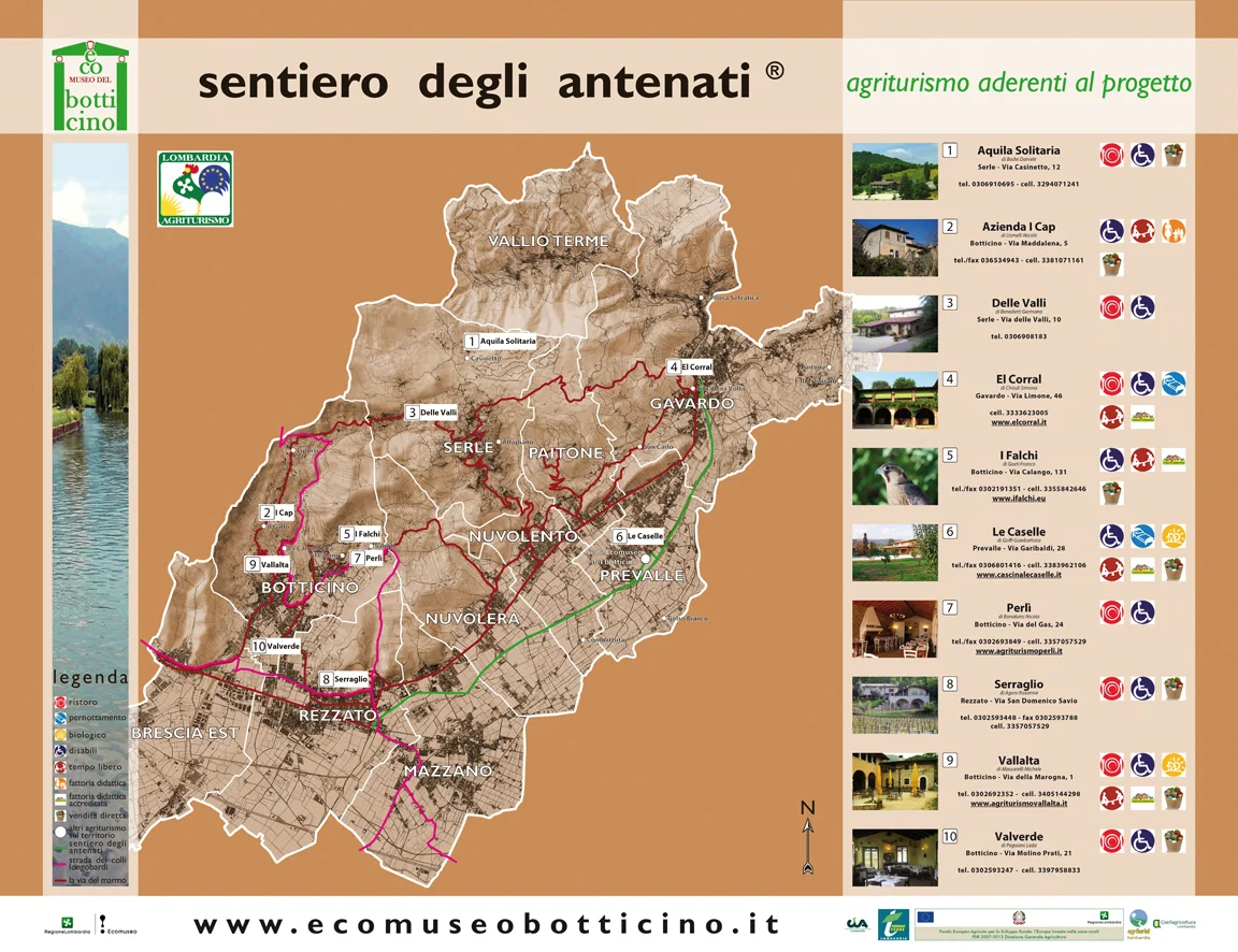 Agriturismo aderenti al Sentiero